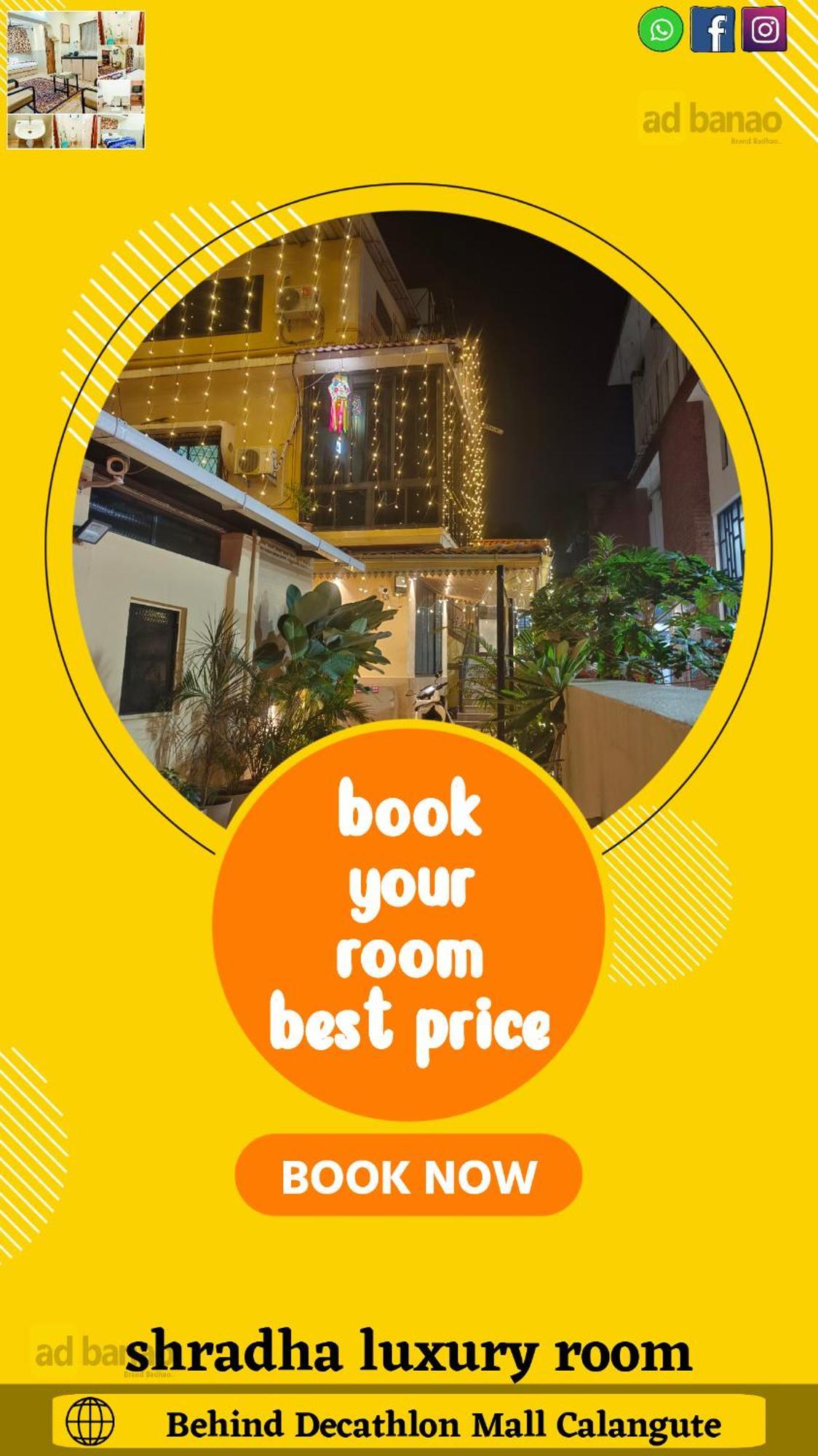 Shradha Luxury Room Calangute Exteriér fotografie